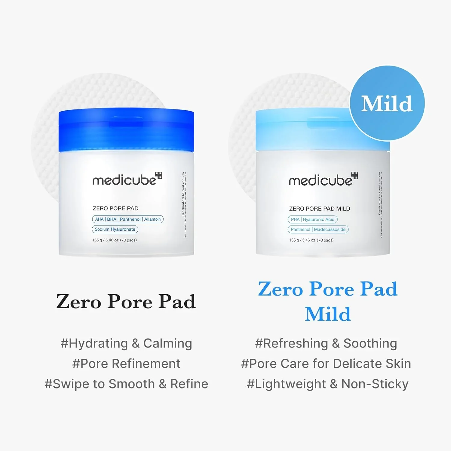 MEDICUBE Zero Pore Pad - Mild (70 PCS) - Image 8