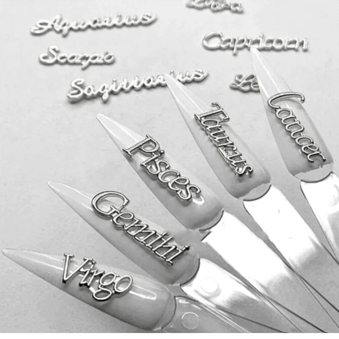 JNBS Zodiac Word Metal Charm - Image 2